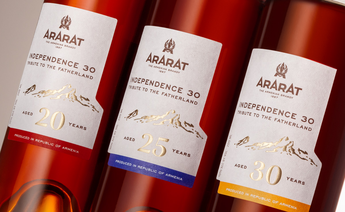 Yerevan Brandy Company released a limited edition ARARAT Independence 30